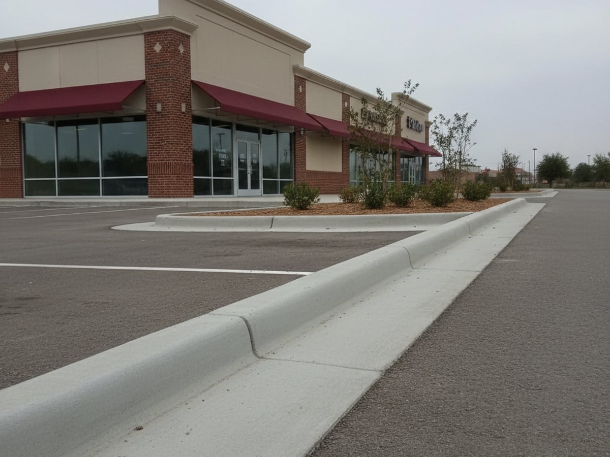 Concrete Driveway Extensions & Parking Pads completed by Carrollton Concrete in Denton, TX
