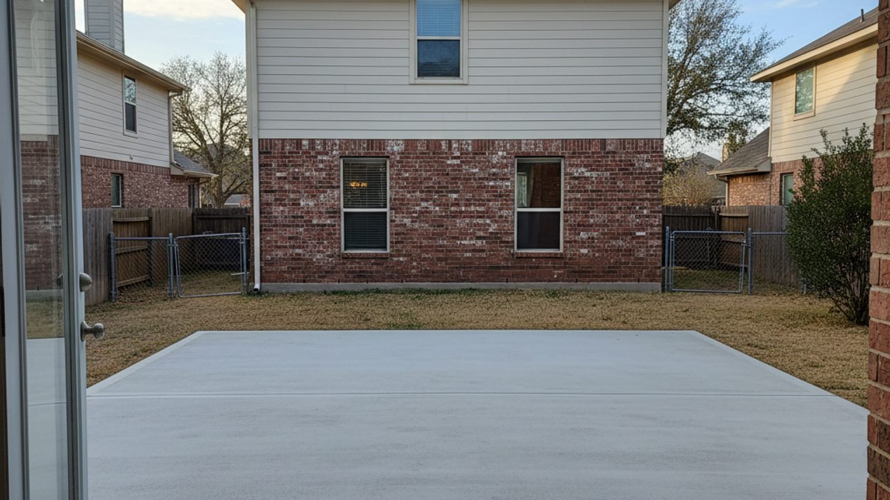 Stamped Concrete completed by Carrollton Concrete in Carrollton, TX